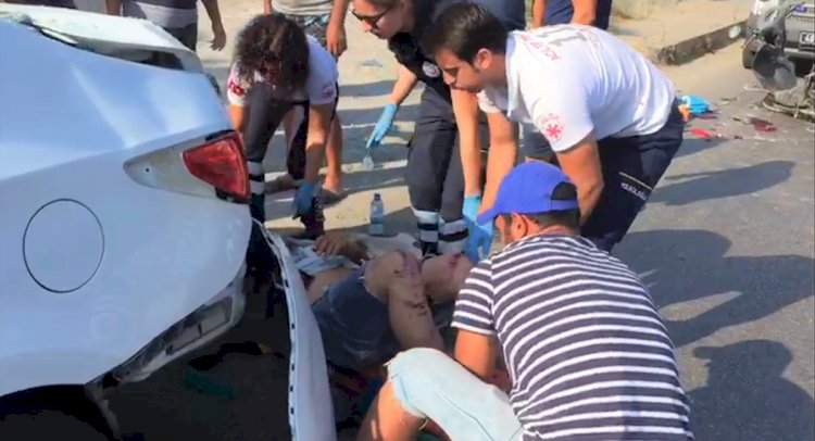 Dereköy Kavşağı'nda Kaza: 1 Ağır Yaralı!..
