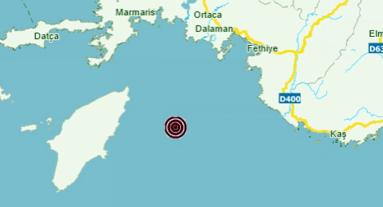 Akdeniz'de 5 Büyüklüğünde Deprem!