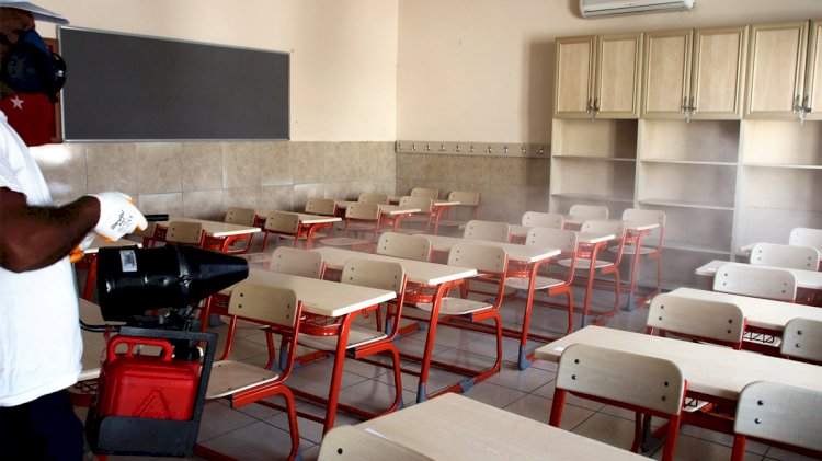 Sınav Salonları Dezenfekte Ediliyor