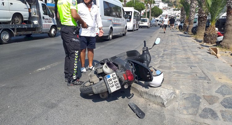 Motosiklet Sürücüsü Yaralandı!