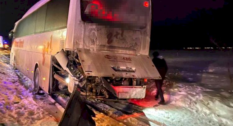 Bodrum’a Gelen Otobüs Kaza Yaptı