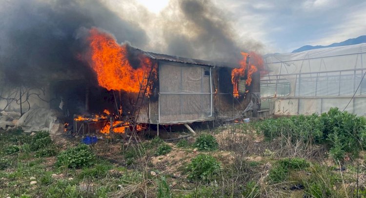 Ahşap Barakada Çıkan Yangında Bir Çocuk Öldü