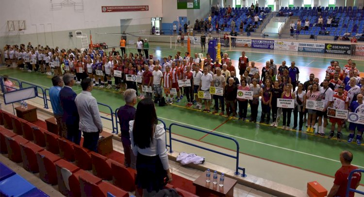 Marmaris Uluslararası Veteran Voleybol Turnuvası Başladı