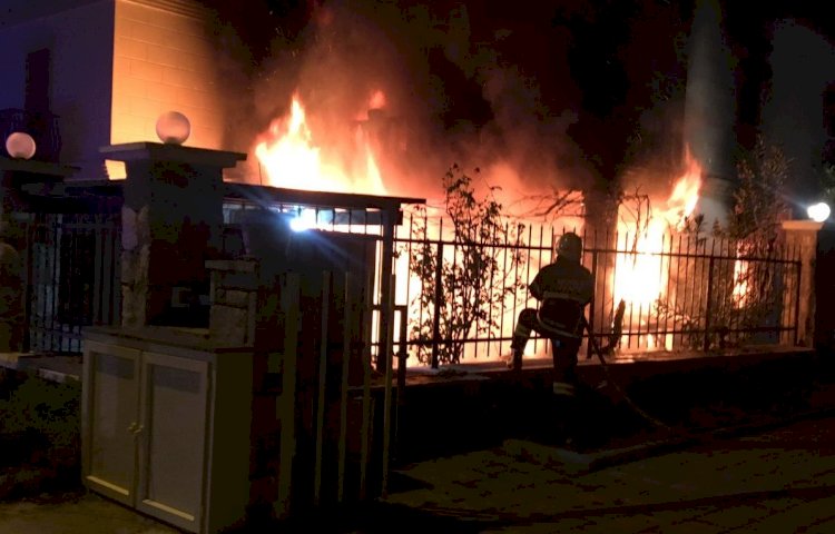 Ortakent’te Korkutan Yangın