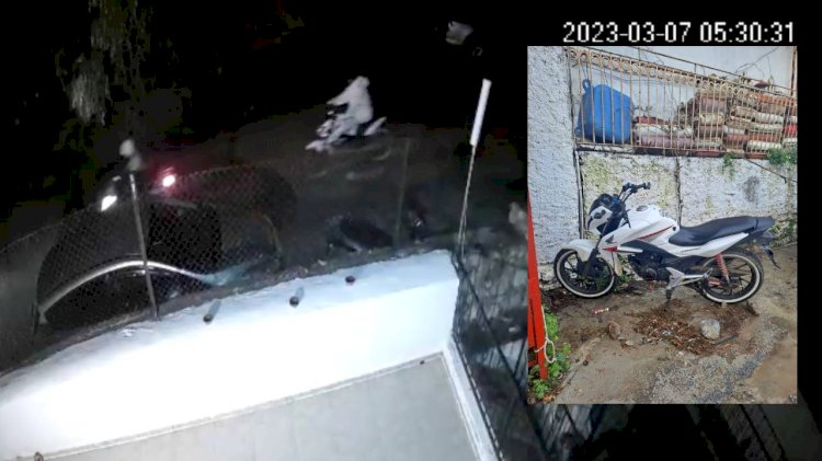 Motosiklet Hırsızlığı Kamerada
