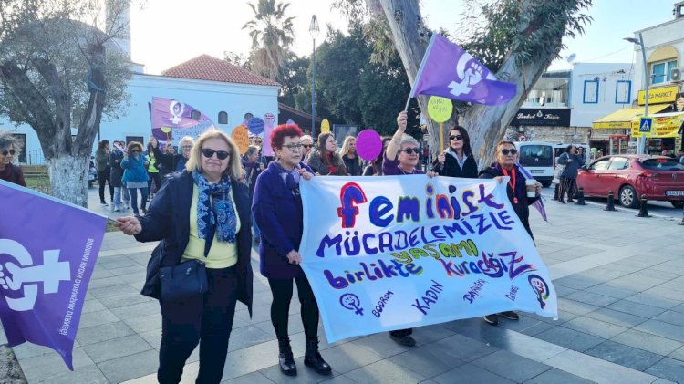 Kadınlardan 8 Mart Yürüyüşü