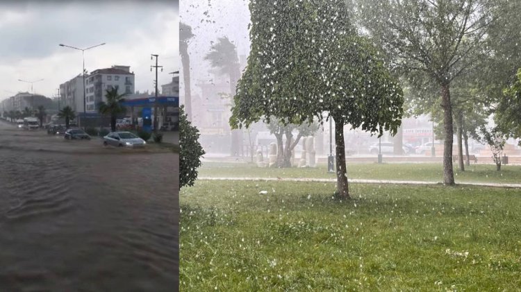 Milas’ta Yağış ve Fırtına