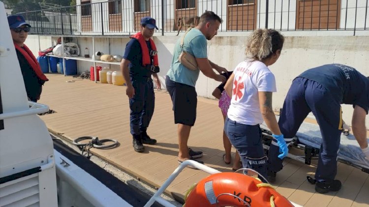 Teknede Yaralanan Kişiye Tıbbi Tahliye