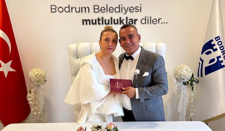 Bodrum'da Yılın Son Nikahı Kıyıldı